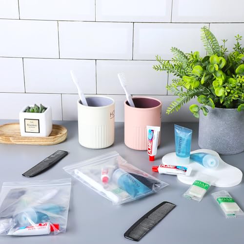 60 Pcs Basic Toiletry Set Homeless Hygiene Kits Homeless Care Package Supplies Travel Toiletry Bulk for Men Women Charity Reusable Supplies