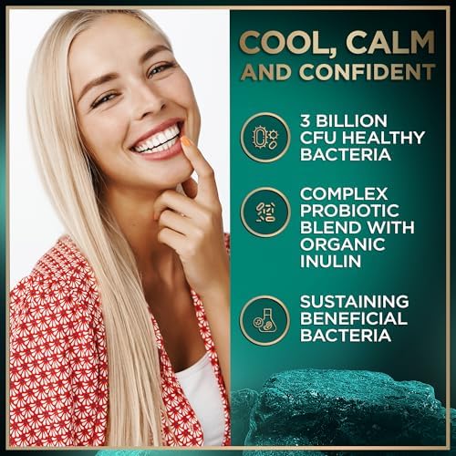 Dental Probiotics for Teeth and Gums - 3 Billion CFU Lactobacillus Salivarius Acidophilus Oral Probiotics for Mouth Bad Breath Treatment for Adults - 45 Mint Tablets for Oral Health in a Travel Tin