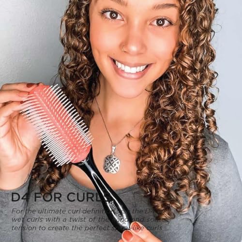 Denman D4 Curl Definer & Styler Hairbrush (Black)