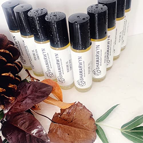 Forest Dew Perfume Oil, Natural Organic, Fresh Woodsy Clean Masculine Unisex Scent, Pure Essential Oil Blend for Men 10ML