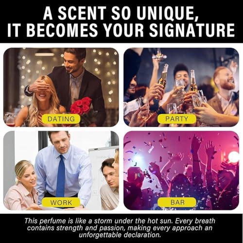 Pheromone Cologne for Men, Premium and Long-Lasting Scent for Men Attact Women,Show off Your Handsome Charm,60ml