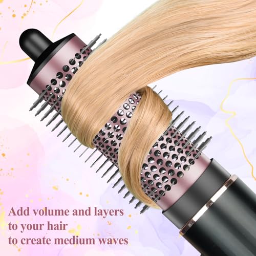 Round Volumizing Brush for Shark FlexStyle Attachment, Normal Round Brush Compatible with FlexStyle HD400 Series, Fine Limp Flat Hair Volumizer Attachment Tool for Daily Styling