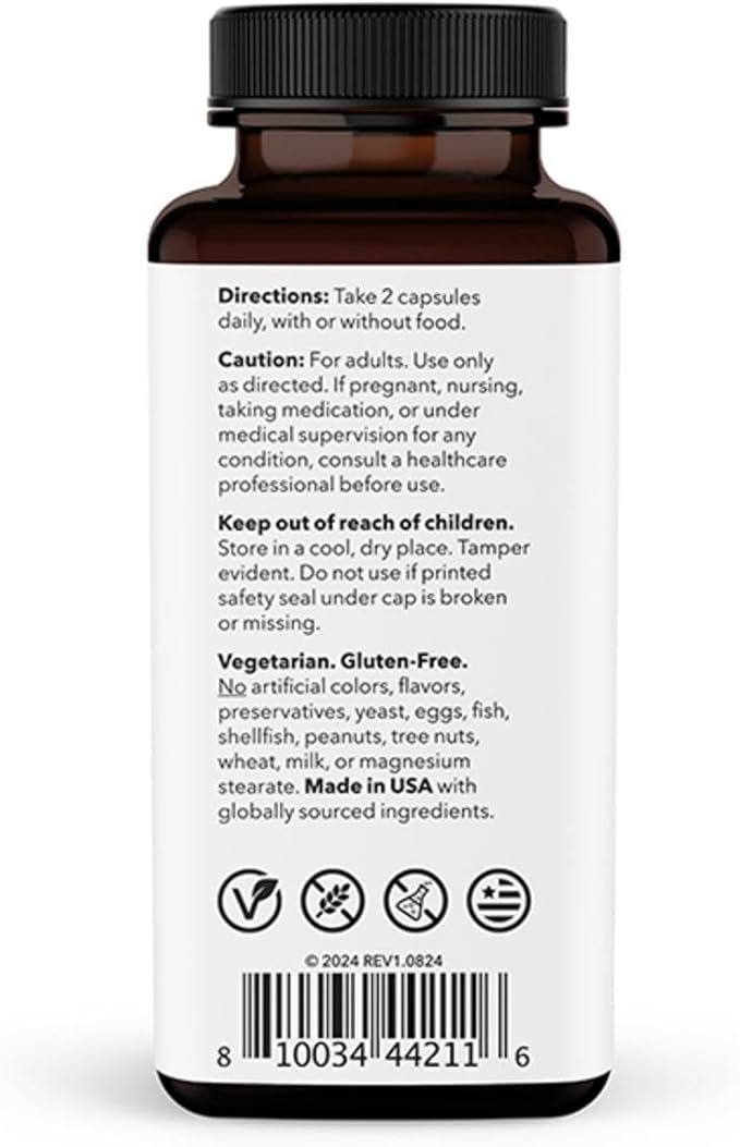 LifeSeasons Hair Gro-R - Clinically Studied Ingredients - Support Thickness Growth & Less Thinning - Reduce Hair Loss & Encourage Regrowth - Biotin Zinc Selenium & AnaGain Nu Pea Extract - 60 Capsules