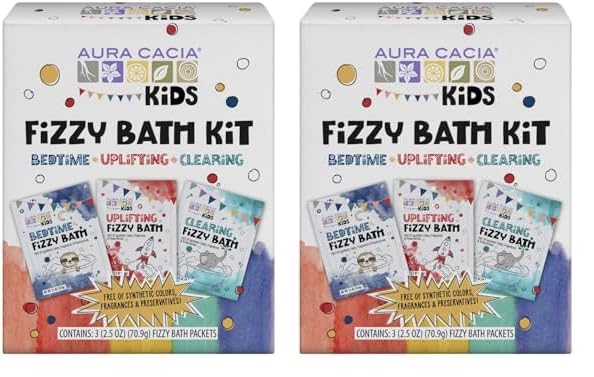 Aura Cacia Kids Fizzy Bath Kit (Pack of 2)