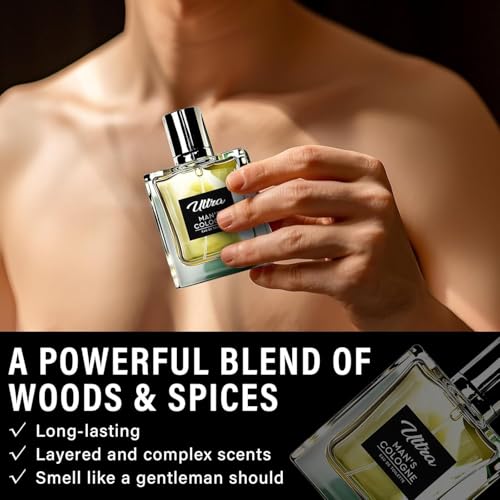 Pheromone Cologne for Men, Premium and Long-Lasting Scent for Men Attact Women,Show off Your Handsome Charm,60ml