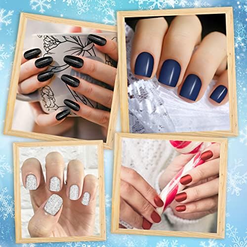 Maitys 336 Pieces 24 Sheets Full Nail Stickers Wraps Polish Strips Self Adhesive Gel Nail Decal Manicure Kits with File for Women Girls(Cute Style,Cute Color)