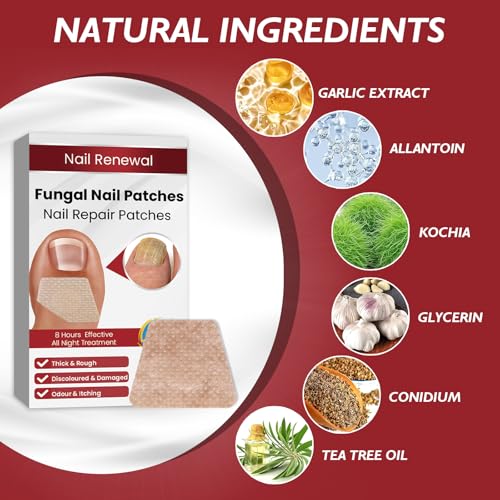 Fungus Nail Treatment Patch, Foot Fungus Treatment Extra Strength, Nail Fungal Patches for Toenail, Fungus Nail Treatment, Toe Nail Fungus Treatments, Yellow Toenail Patch for Fungi Nail