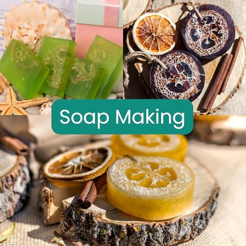 5 Pcs (7 – 10 Inches) Shower Loofah Exfoliating Body Scrubber | Natural Loofah Sponge | Bath for Loofah for Men and Women | Pack of 5