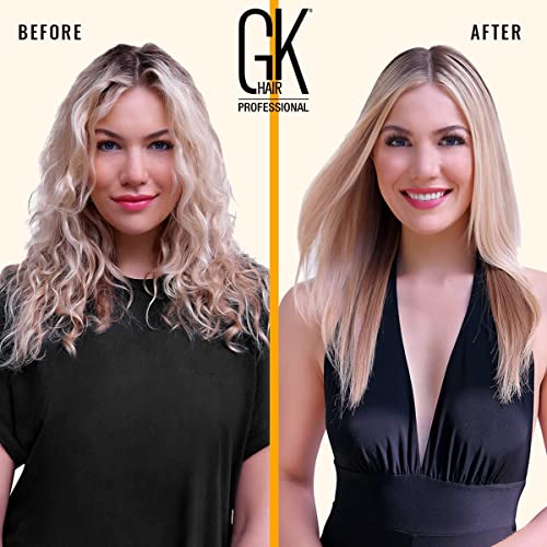 GK HAIR Global Keratin The Best Consumer Box Kit (10.1 Fl Oz/300ml) Smoothing Keratin Treatment Professional Brazilian Complex Blowout Straightening For Silky Smooth & Frizzy Hair