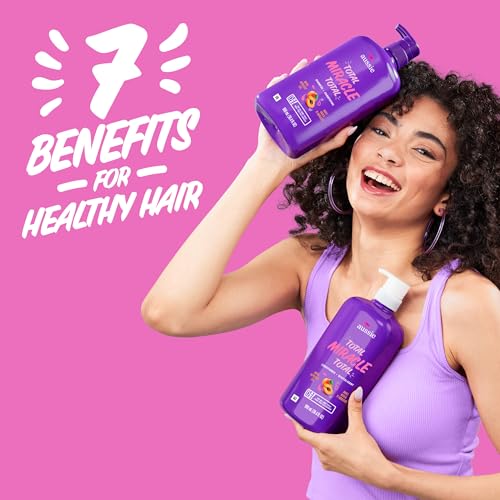 Aussie Total Miracle 7 Benefit Shampoo for Dry, Damaged Hair of All Types, Paraben-Free, 30.4 fl oz, 4-Pack