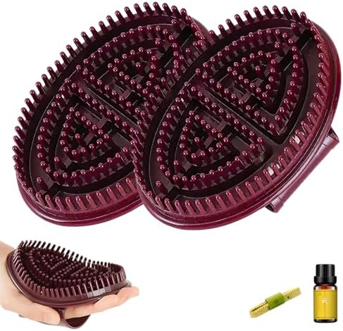 Meridian Massage Brush, Beauty Salon Professional Custom Meridian Brush, Full Body Relaxation (2, Count, 2)