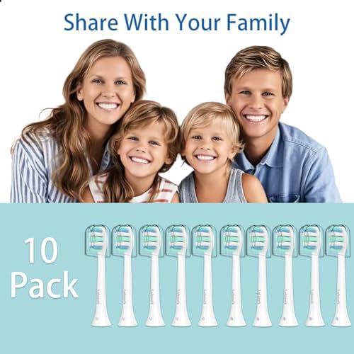 Replacement Toothbrush Heads for Philips Sonicare Replacement Heads, Electric Replacement Brush Head Compatible with Phillips Sonicare Electric Toothbrushes C2 4100, 12 PCS