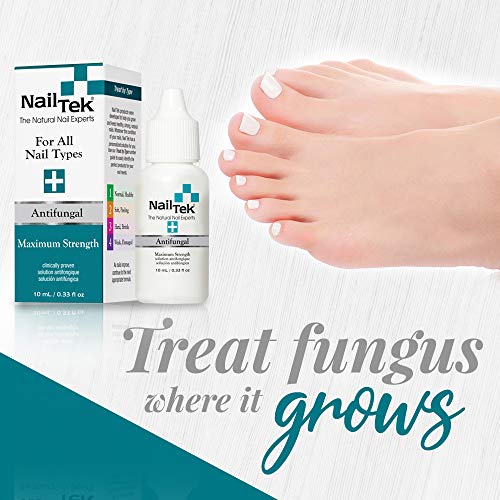 Nail Tek Maximum Strength Solution for All Nail Types, Clinically Proven, 0.33 oz, 1-Pack