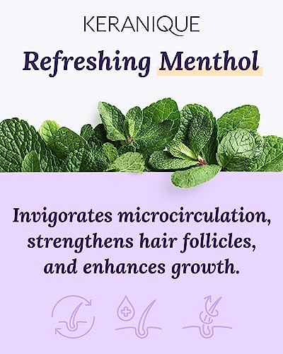 Keranique Volumizing Conditioner for Women - Best for Fine, Thin, & Brittle Hair - Sulfate-Free, Good for Color Treated Hair - Nourishing Volume Thickening Conditioner with Keratin for Thinning Hair