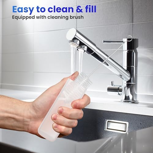 Portable Water flosser with Electric Toothbrush, 2 in 1 Teeth Cleaning Kit, Electric Toothbrush and flosser Combo, Water Flosser for Travel and Home (White)