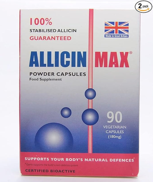 ALLICINMAX Allicin Max 100% Pure Allicin 90vcaps (2 Pack)