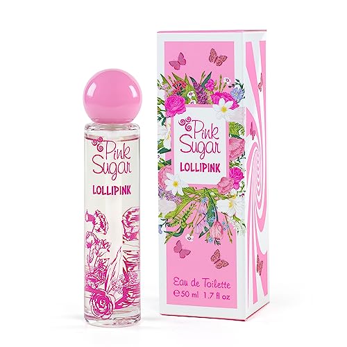 Pink Sugar Lollipink Eau De Toilette Perfume for Women, Fruity Floral Scent, Sweet Notes of Apple, Rose, and Vanilla, Feminine, Sophisticated, Long Lasting