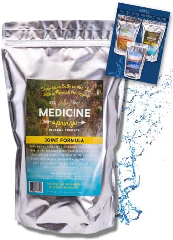 Mineral Salts for Hot Tub - Hot Springs Spa Salt for Joint Soak - Soaking Mineral - Medicine Springs Joint Formula for Relaxation