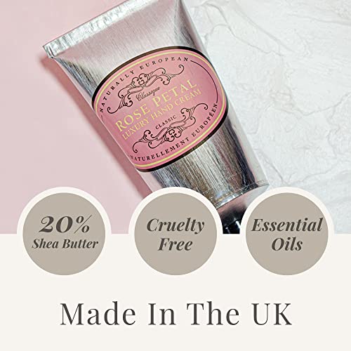 Naturally European Fragrance by Somerset hand cream, Rose Petal 2.53 Fl Oz