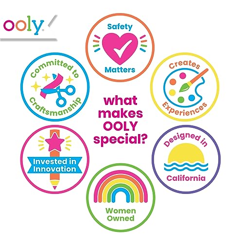 Ooly Set of 35 Unicorn & Rainbow Temporary Tattoos and 192 Nail Stickers for Kids, Non-Toxic, Safe Kids Tattoos, Party Favors, Goodie Bag Stuffers Summer Crafts, Birthday Decorations for Girls Ages +3