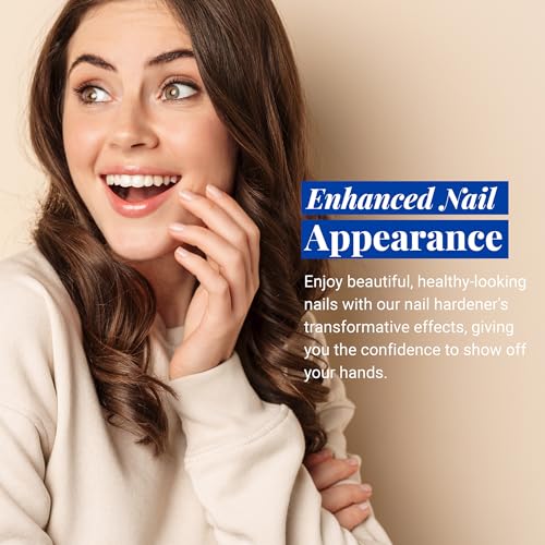 Steel Nails: Nail Strengthener & Clear Nail Polish for Damaged Nails, Hardener & Growth, Nail Repair, Keratin Treatment, Nail Growth Treatment – Hard as Nails with Extra Strength.