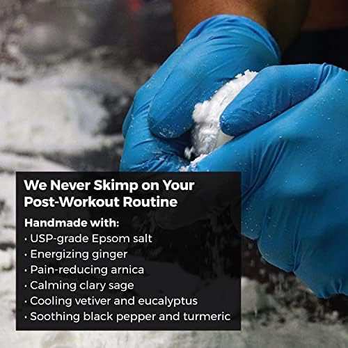 Magnesium Soaks for Sports Recovery Combo Pak- Arnica & Epsom Salt Bath Bombs & Magnesium Soak for Men -Women with Turmeric & Essential Oils -Muscle Pain Relief & Joint Soother - (2 pack)