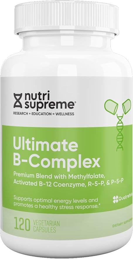Ultimate B Complex, 120 Vegetarian Capsules- Certified Kosher