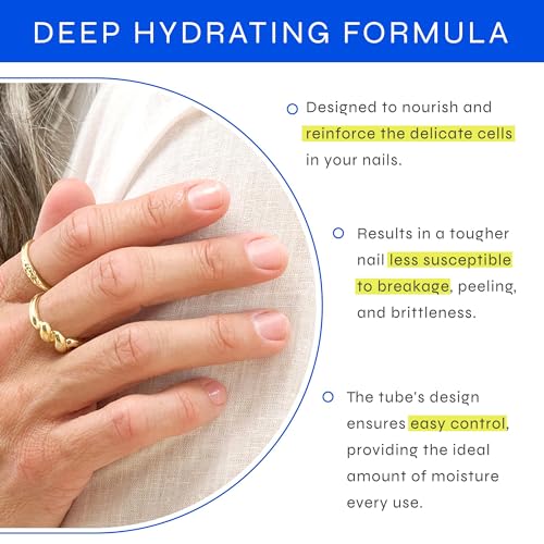 Dr. Dana Hydrating Nail Treatment and Natural Nail Strengthener for Instant Shine and Lustrous Healthy Nails - Non Greasy Gel oil Hybrid Formula - Nail Growth and Repair
