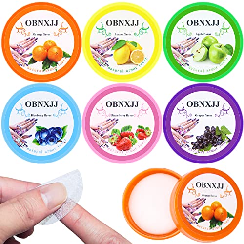 FERCAISH 192Pcs Nail Polish Remover Pads, 6 Fragrances Disinfecting Gel Polish Remover Wipes Easy to Carry and Strong Removal Effect Lint Nail Polish Wipes