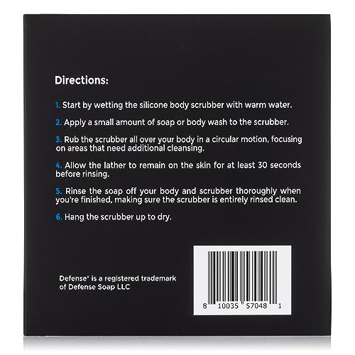 Defense Soap Body Scrubber Shower Hook Combo Set