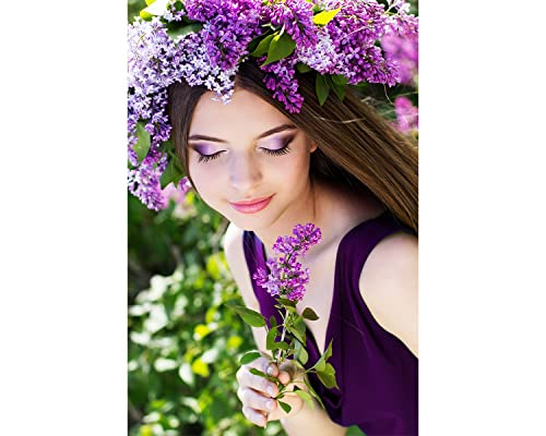 All Natural Solid Perfume True to Life Lilac Flower Scent In Full Bloom (1/4 oz Tin Jar (Easy Slide In Top))