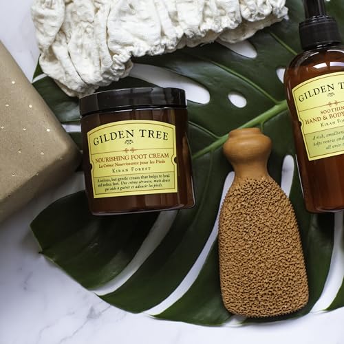 GILDEN TREE Nourishing Foot Cream with Organic Aloe Vera and Shea Butter, 8 ounce jar, Heals Dry Skin, Cracked Heels, Calluses and Softens Rough, Flaky Dead Skin