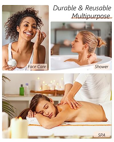 mikimini Small Black Shower Caps for Child 2 Packs, Double Layers Waterproof Bathing Hair Cap with Reusable Soft Comfortable PEVA Lining, Cute, Non-fading & Stretchy Shower Hat