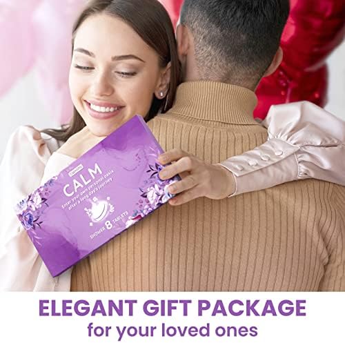 Shower Steamers 8 Scents - Shower & Bath Bombs with Organic & Natural Fragrances for Teens and Adults - Birthday, Mother's Day Gift for Women Who Have Everything（Purple）