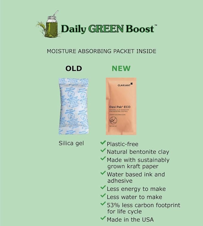Daily Green Boost 8oz Organic Raw Vegan GF USA