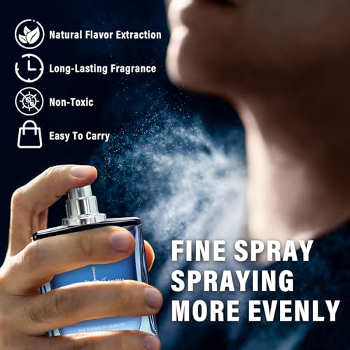 Dijkoo Pheromone Cologne for Men, Premium Perfume to Attract Women, Pure & Long-Lasting Fresh Woody Scents, Large capacity & Durable(1.7Oz)