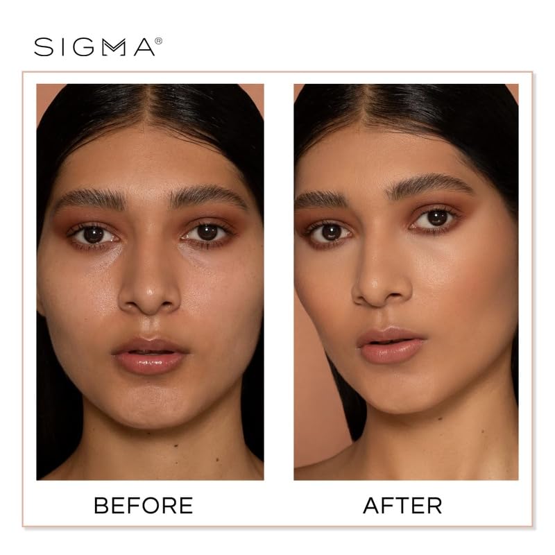 Sigma Beauty Spectrum Color-Correcting Duo – Color Correcting Cream for Concealing and Priming Skin, 2in1 Makeup Set with Buildable, Customizable Shades for all Skin Types (Medium to Dark)