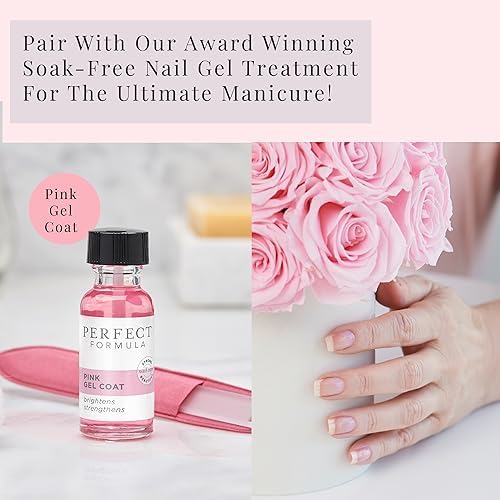 Perfect Formula Glass Nail File (Set of 2) - Crystal Nail Files with Case - High Quality, Professional Czech Glass Nail File