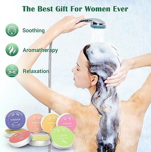 Shower Steamers Aromatherapy - Gifts for Women,Variety Pack of 16 Shower Bombs with Essential Oils - Relaxation and Self Care Gifts for mom.Enjoy Aromatherapy SPA at Home!