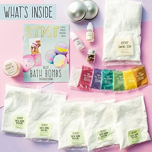 STMT D.I.Y. Bath Bomb Kit, STMT Kits for Girls, Bath Bomb Mold, Spa Kit for Kids, Bath Crumbles, Ages - 6+, 1 Count (Pack of 1), Green