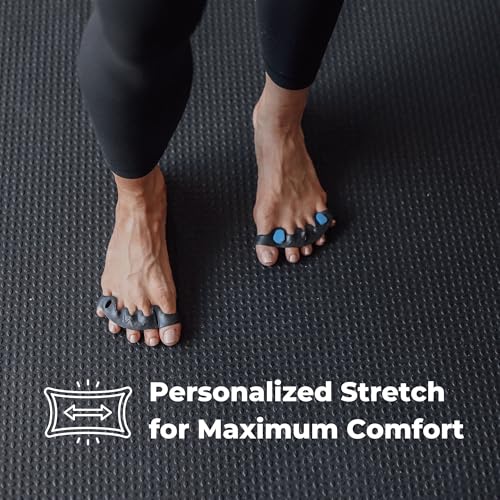 The Toe Spacer FLEX | Recovery from the Ground Up, Correct Bunions, Plantar Fasciitis, & Correct Toes | Adjustable Unisex Toe Spacer, perfect for first time users - Relieve Foot Pain and Tension