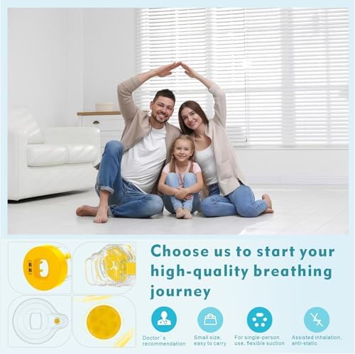 Soft Silicone Inhaler Spacers for Adults and Kids - Fun and Colorful Nessi OTC Spacer (Adult-Yellow)