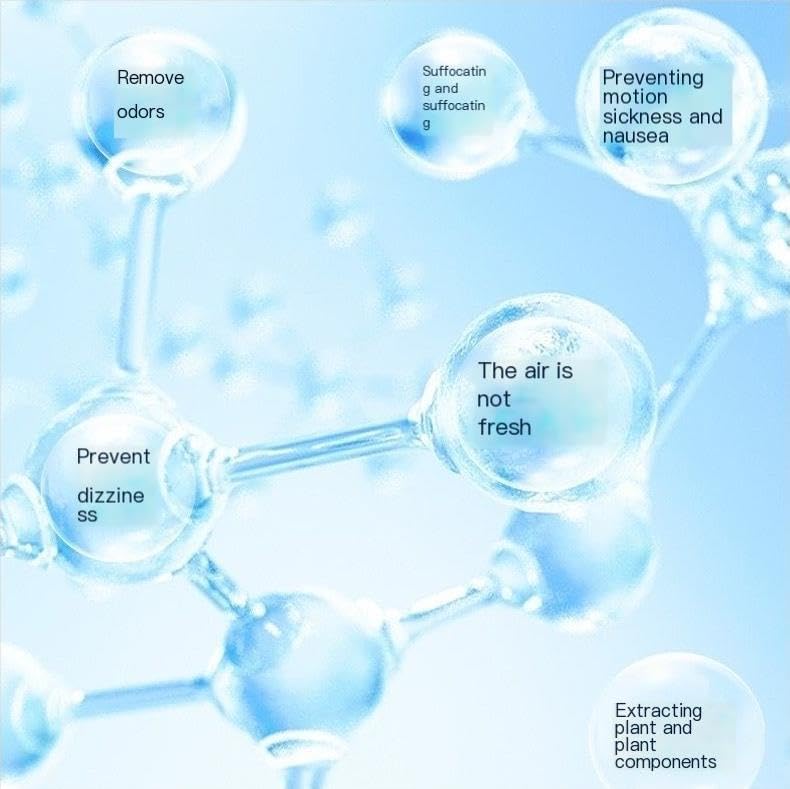 Mint-Infused Air Freshening Beads/Crush Balls -200 Pieces, Blue, for Face Masks and Filtered Spaces， Great for Smell Proof Purses- 200 Minty Balls in a Bag (200)