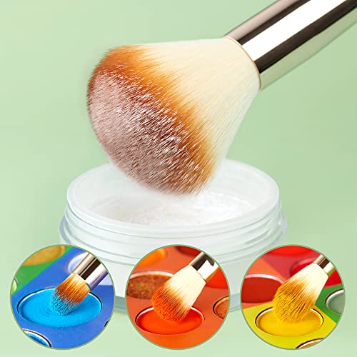 Jessup Professional Bamboo Makeup Brushes, Premium Synthetic Foundation Powder Concealer Blush Highlight Eye Blending Cosmetic Brush Set 25pcs T135