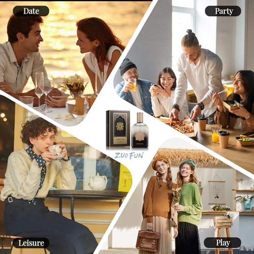 Perfume for Men, Long-Lasting Luxury Fragrance,Eau de Parfum, Ambergris Musk Fruity Chypre, 3.4 Fl oz