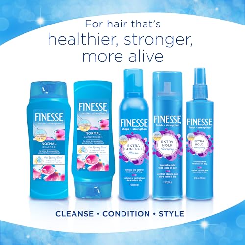 FINESSE Restore + Strengthen Normal Conditioner, 13 oz (Pack of 6), Enhance Hair's Shine & Manageability