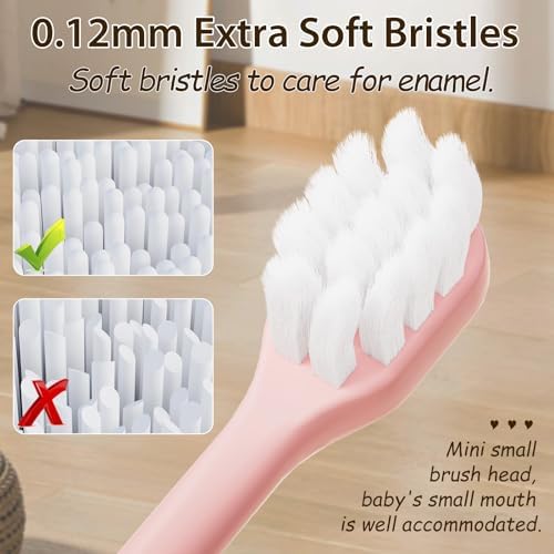 Kids Toothbrushes 8 Pack,Soft Bristle Toothbrush for Toddlers 2-12 Years Old, Cute Multicolor Boys Girls Toothbrushes,Clean Kids Teeth Bristles Not Easy to Shed