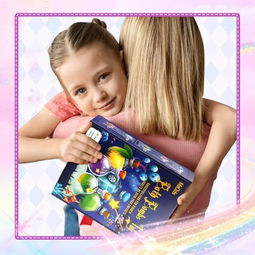 MeCids Magic Potion Bubble Bath Bombs for Kids - Safe & Non-Toxic Bath Color Tablets Bath Potions for Toddlers Ages 4-12 Fun Science Kit Gift for Birthday, Halloween，Thanksgiving，Christmas- 6 Pack