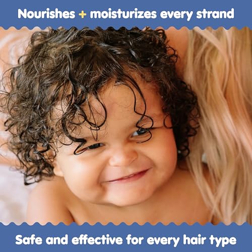 TUBBY TODD Hair Detangler Spray for Kids - Hair Detangling Spray with Baobab & Coconut Oil - Gentle & Moisturizing Kids Hair Detangler Spray - 8.5oz, 2 Pack - Lemon Crème