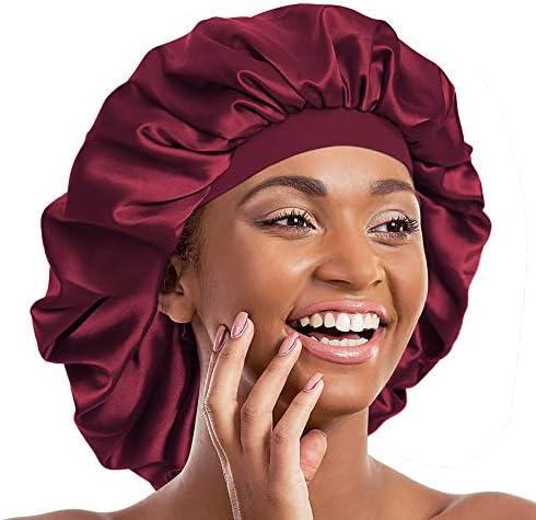 Extra Large Silky Satin Bonnet – Double Layer, Double Care